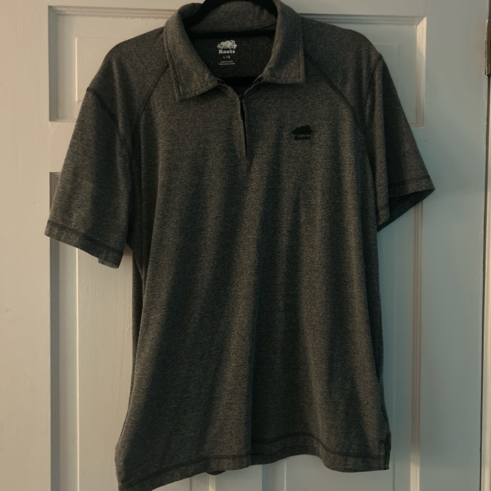 Roots men’s quarter zip/collared shirt